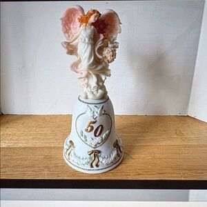 Seraphim 50th Golden Wedding Anniversary Angel Bell Like New
